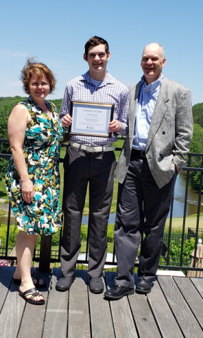 Dustin Eilers with Al and Kerri Eilers